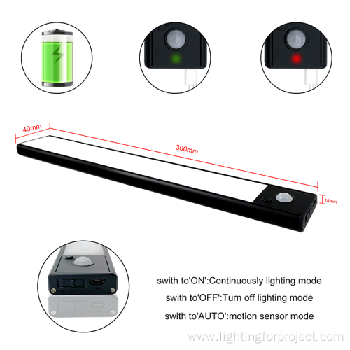 Motion sensor night light usb rechargeable